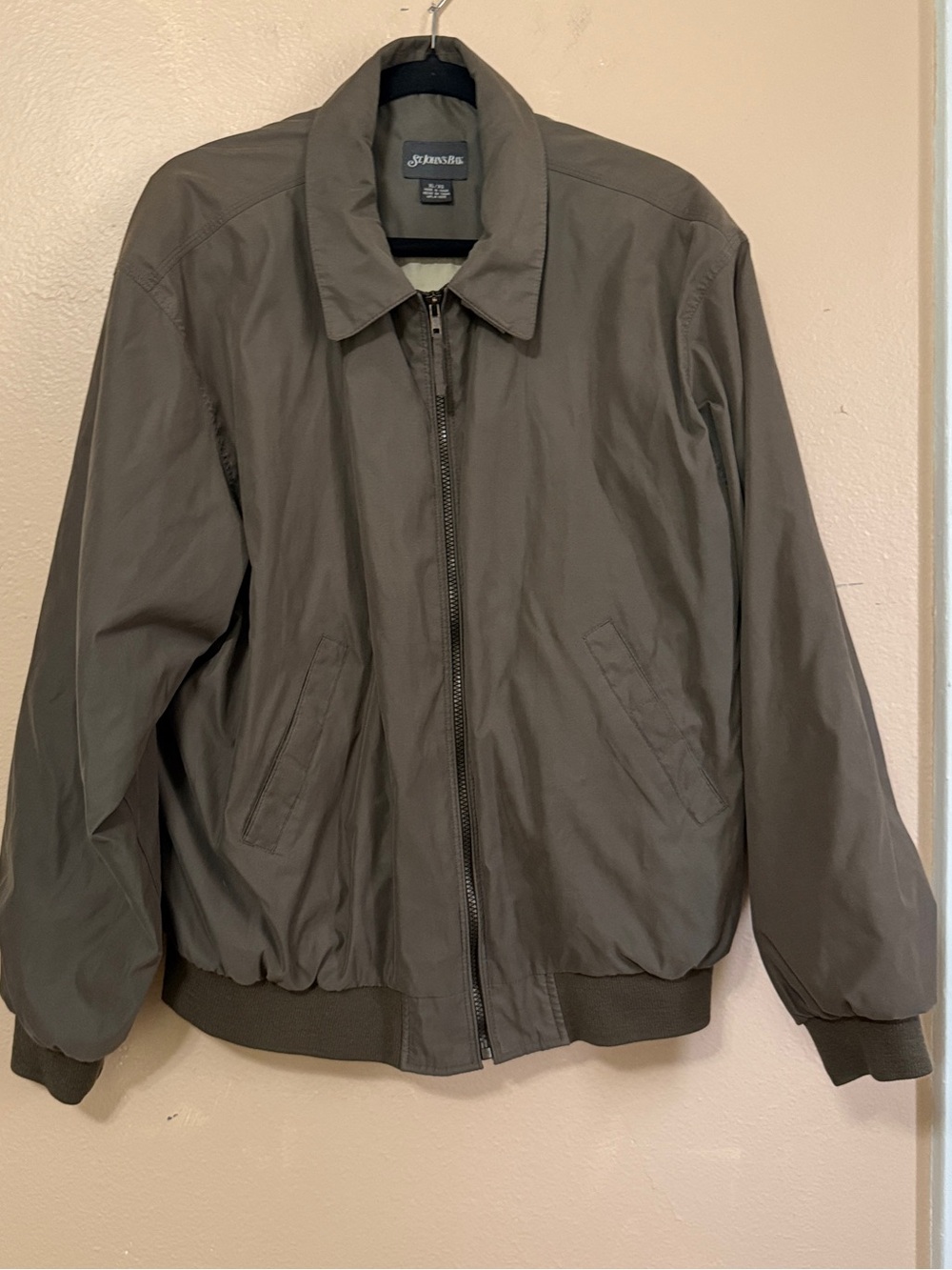 Vintage St. John’s Bay Full Zip Harrington Bonber Jacket - Mens XL